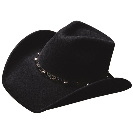 Bullhide Thunderbird Black Wool Cowboy Hat 0328BL