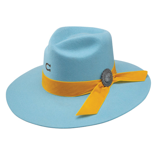 Charlie 1 Horse Sundance Baby Blue Wool Hat