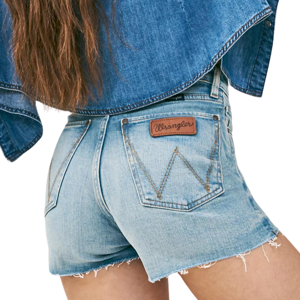 Vintage wrangler top women's shorts
