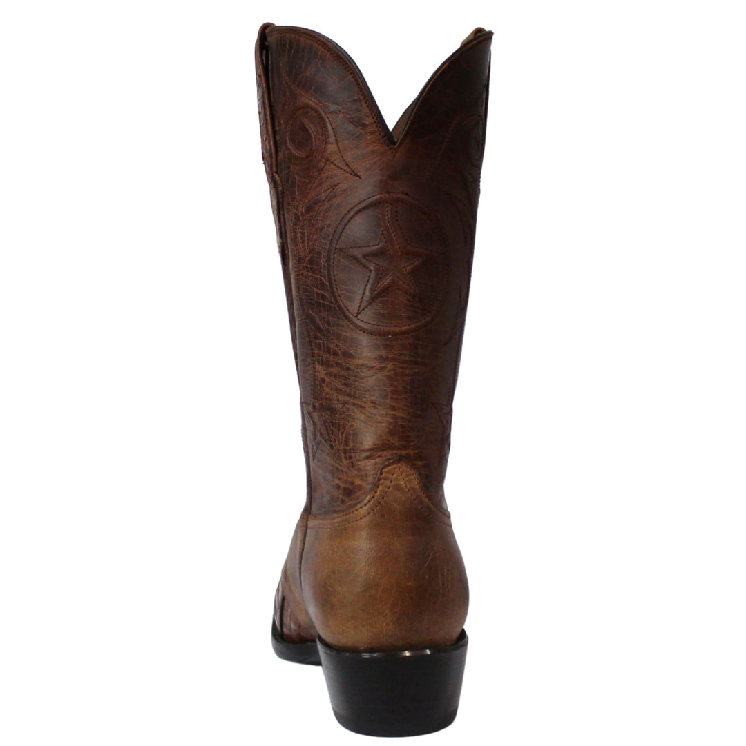 Black Jack Reverse Crocodile Tail Men's Boot MU157