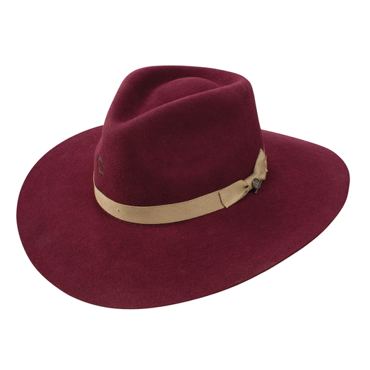 Charlie 1 Horse Highway Burgundy Wool Hat