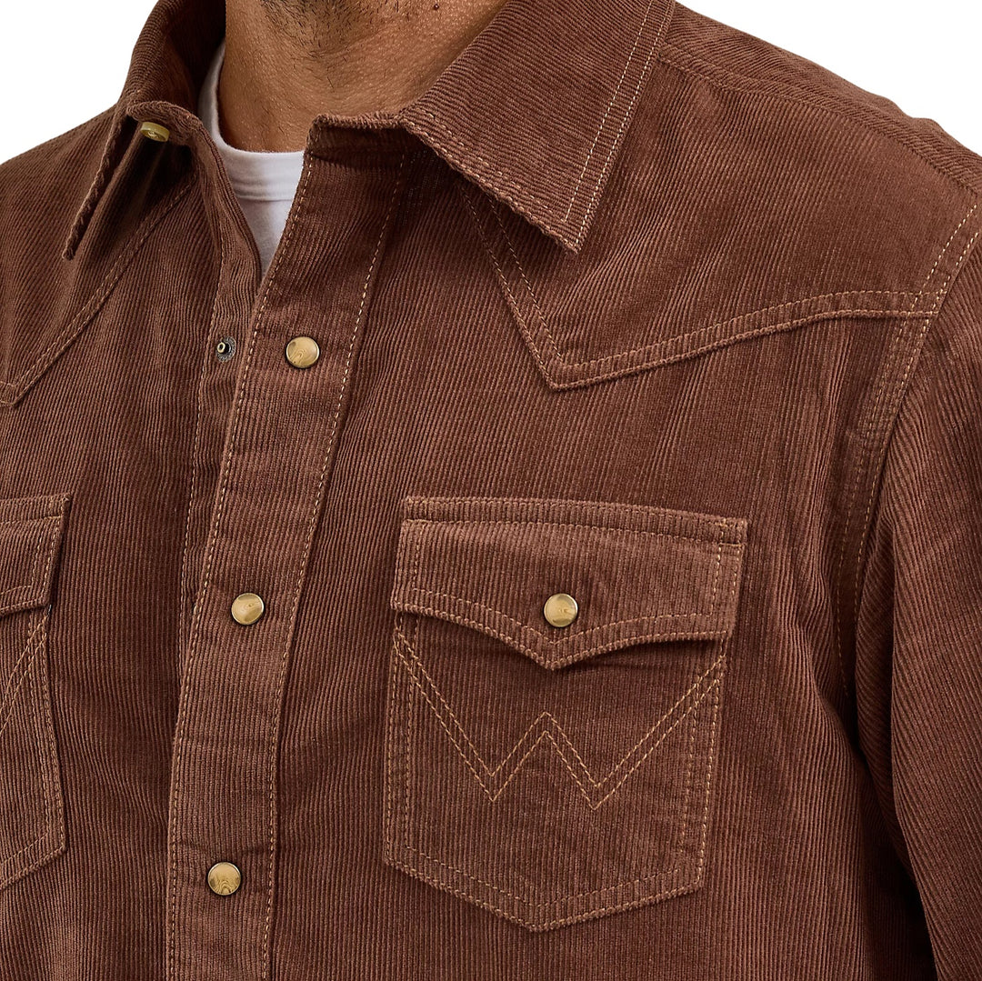 Wrangler Corduroy Men's Western Snap 112368537