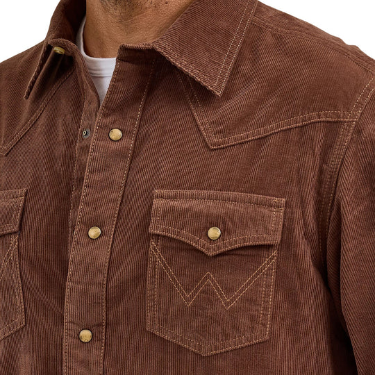 Wrangler Corduroy Men's Western Snap 112368537