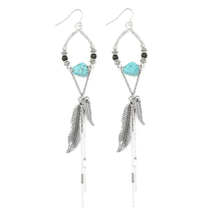 Cowgirl Confetti Only the Wind Earrings CCERR50