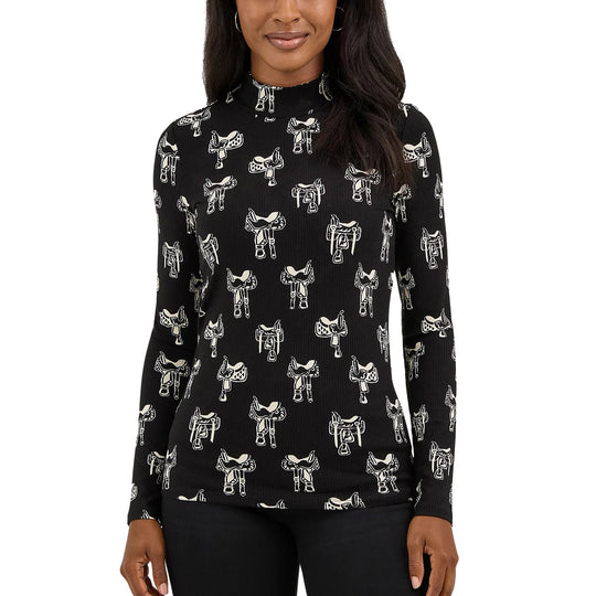 Wrangler Mock Saddle Women's Top 112371630