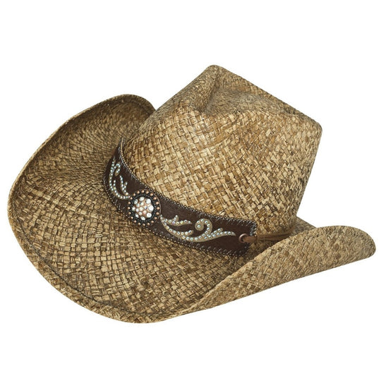 Bullhide Tennessee River Brown Straw Cowboy Hat 2794