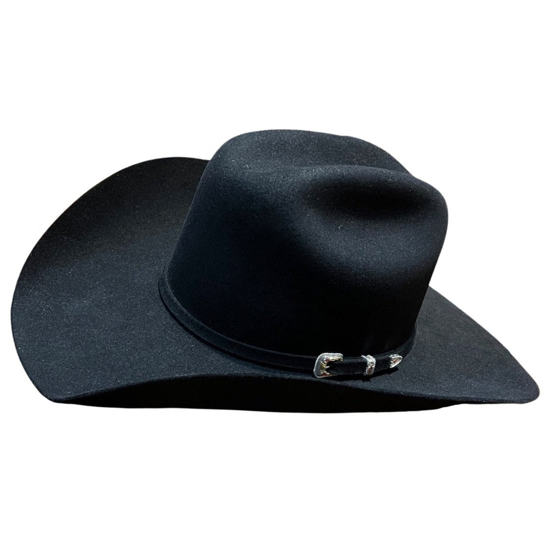 Serratelli Palo Alto 6X Black Fur Felt Cowboy Hat