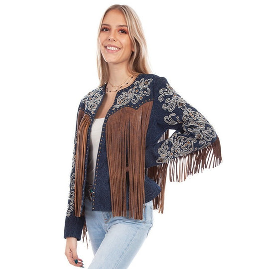 Scully Studded Fringe Women's Jacket L1073