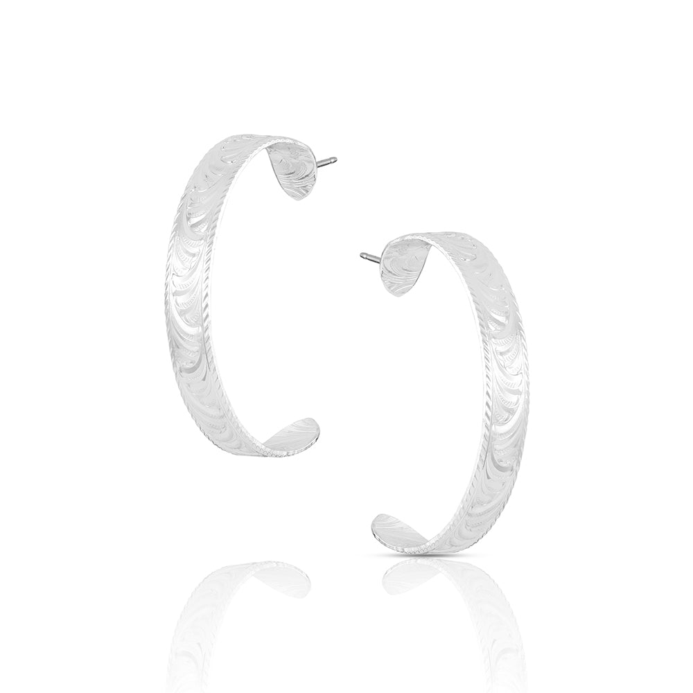 Olivia's Reins Hoop Earrings ER6505