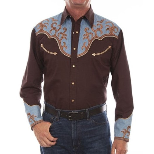 Scully Truly Western Men's Button Up P913
