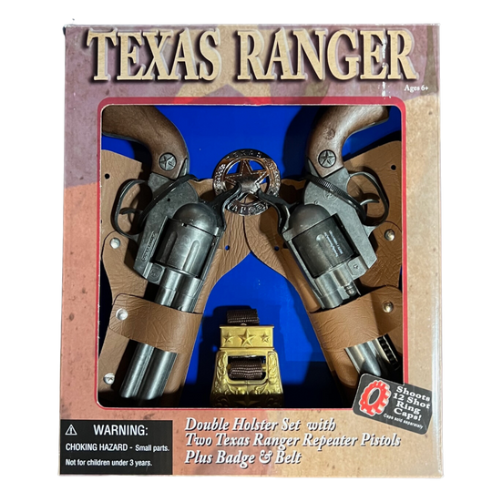 Parris TX Ranger Double Holster Toy Gun Set 4618