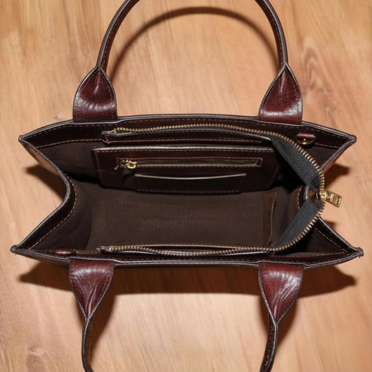 Jaac Arnold Mini Tote Chocolate Bag
