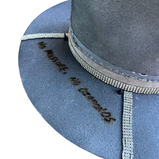 Caimey Carter "Marliyn Silver" Flat Brim