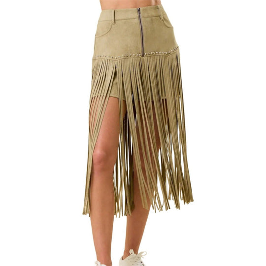 Saints & Hearts Long Fringe Women’s Shorts SIP6355A