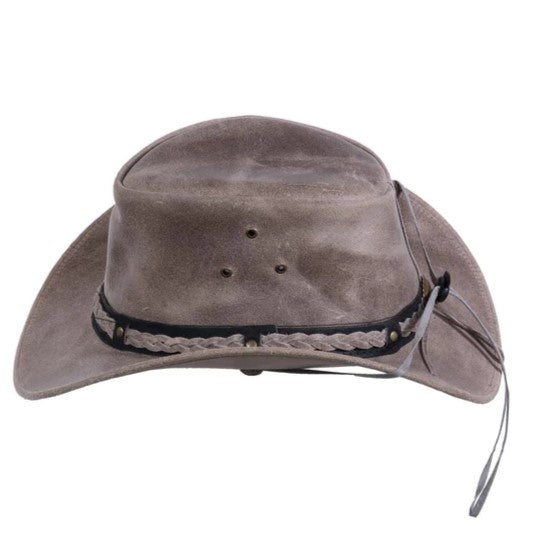 Outback Wagga Wagga Antelope Rough Cut Leather Hat 1367