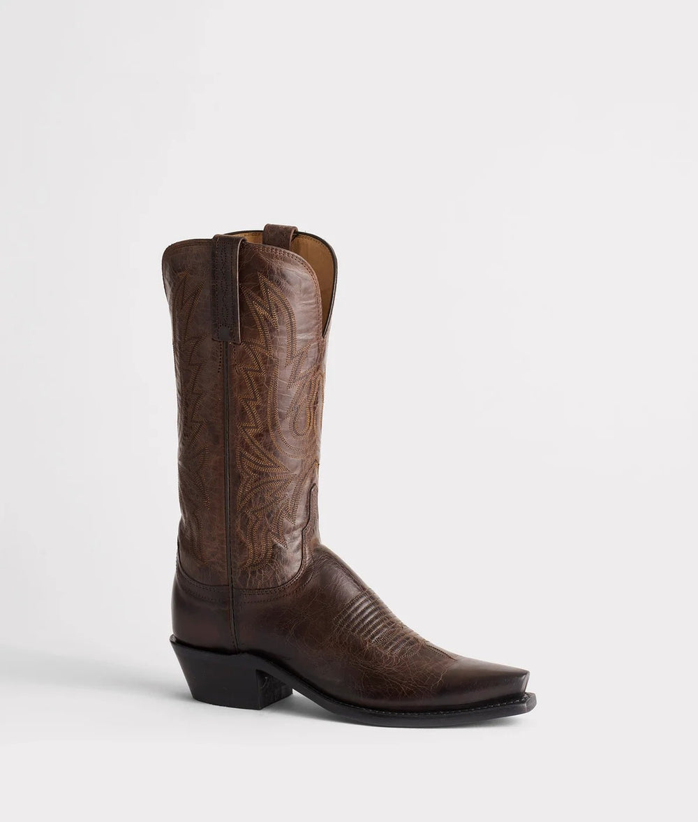 Lucchese Women's Savannah 12" Boot in Chocolate N4554-54