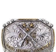 AndWest God Family Country Two-Tone Buckle 734