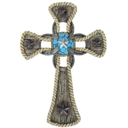 Deleon Wrangled Rope Cross 13580