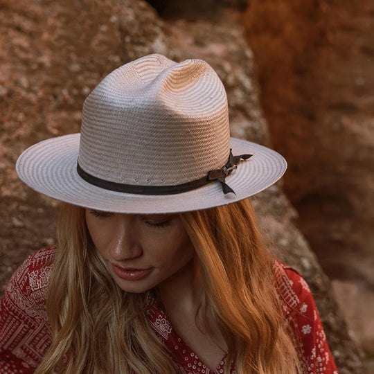 Stetson Open Road Taupe Straw