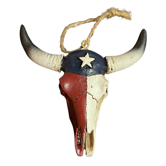 JT Giftware Longhorn Skull Ornament TX80068