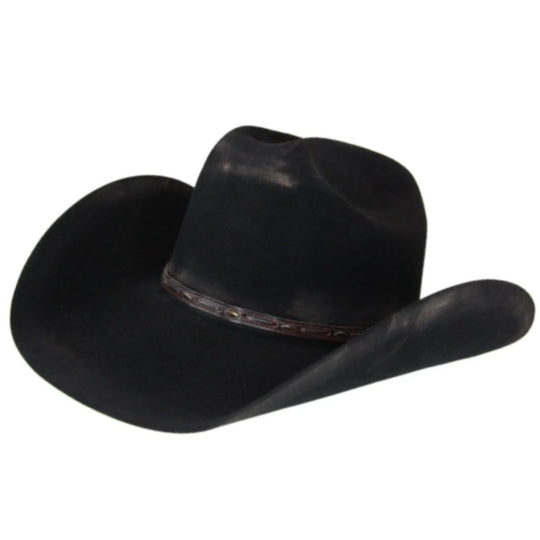 Stetson Boss of Plains 6X Black Fur Felt Cowboy Hat