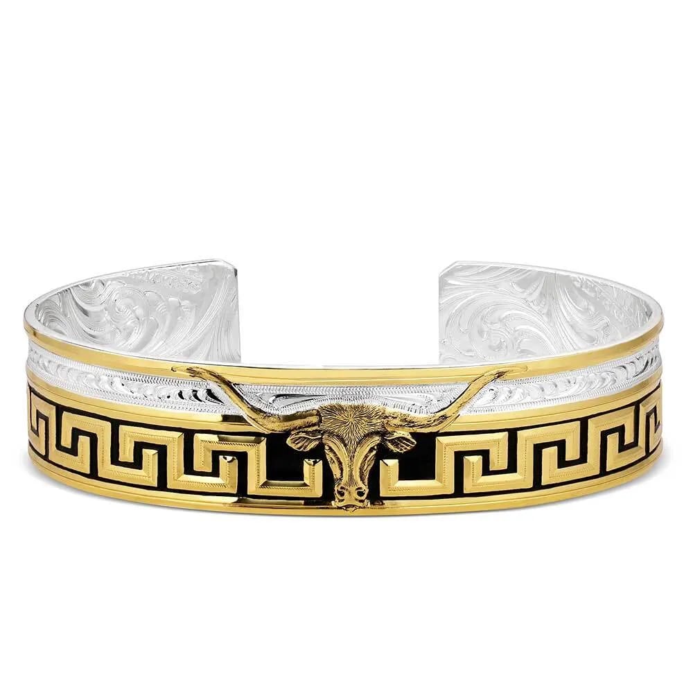 Montana Silversmith Sunrise Mesa Longhorn Cuff Bracelet BC5912