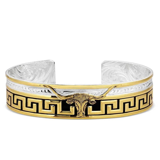 Montana Silversmith Sunrise Mesa Longhorn Cuff Bracelet BC5912