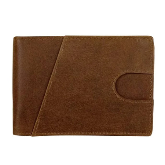 ILI Distressed Brown Bifold Wallet 7219