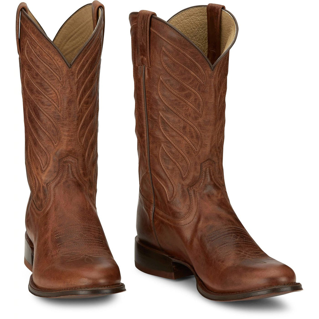 Tony Lama Men's Lenado 12"Boot in Tawny Brown DR3038