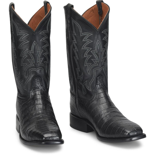 Justin Men's Panama 12" Caiman Cowboy Boot GR5333