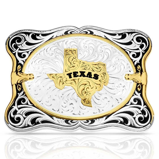 Montana Silversmiths The Cattlemen Texas Buckle 55610-610TX