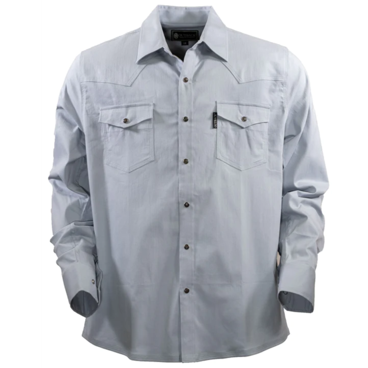 Outback Everett Sky Blue Men's Button Up 42731