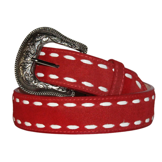 Jaac Arnold Suede Red Belt 8416
