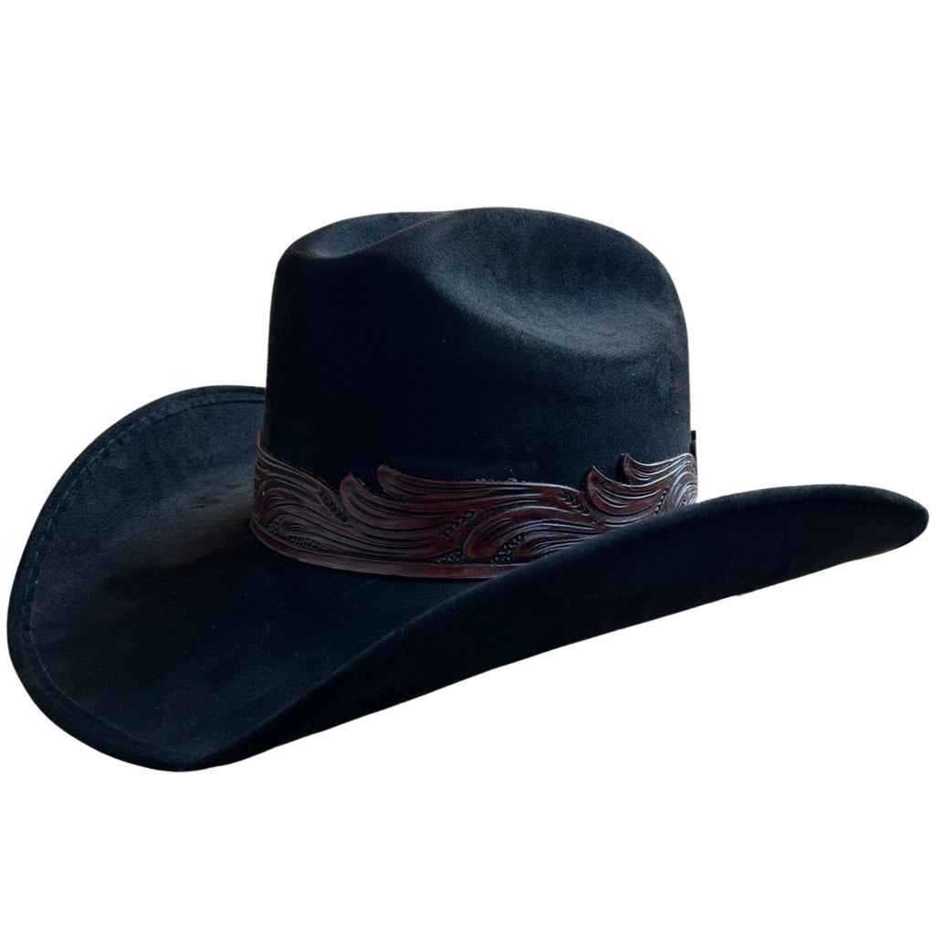 Chida Frida Rodeo Black Suede Cowboy Hat TTF003-00NG-07 – Wild