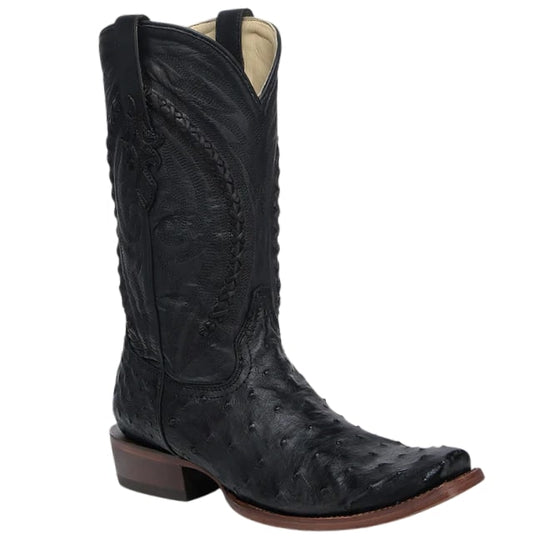 Corral Black Ostrich Men's Boot A4970