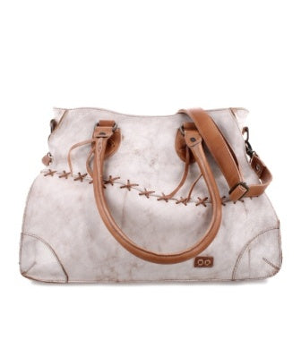Bed Stu Bruna Whipstitch Leather Tote in Nectar Lux Tan A611020