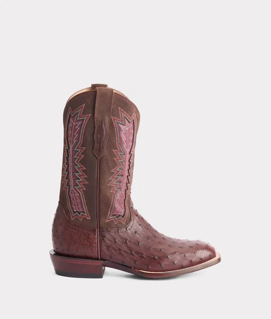 Lucchese Men's Roscoe Full Quill Ostrich Boot M4561.W8