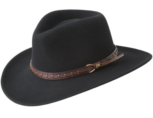 Bailey Firehole LiteFelt Black Wool Hat W05LFJ