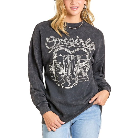 Rock & Roll Cowgirl's Women's Pullover BW91T07330
