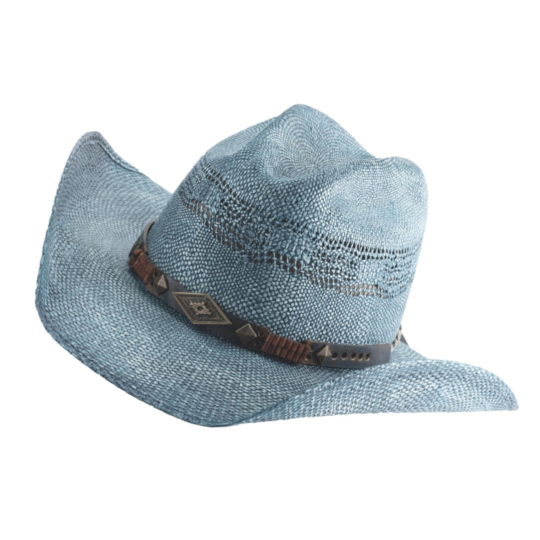 Bullhide Full Speed Denim Straw Cowboy Hat 2740