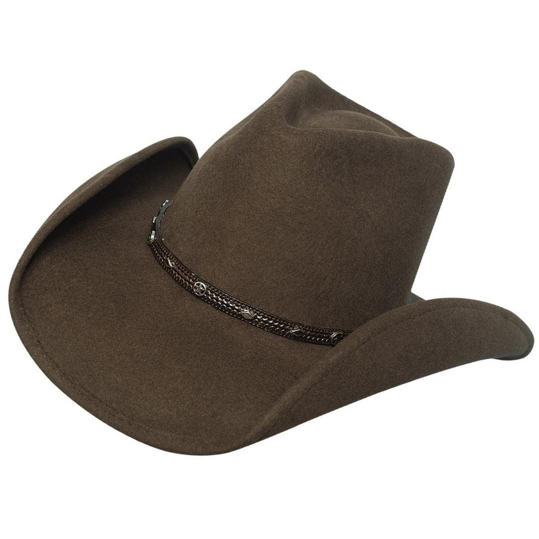Bullhide Thunderbird Brown Wool Cowboy Hat 0328BR