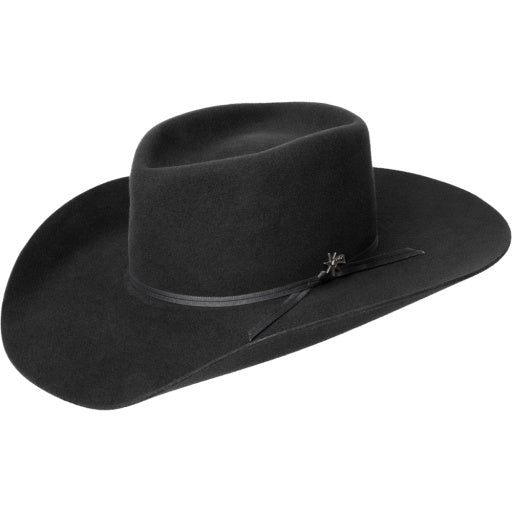 Bailey Five Point Black Wool Cowboy Hat W2503