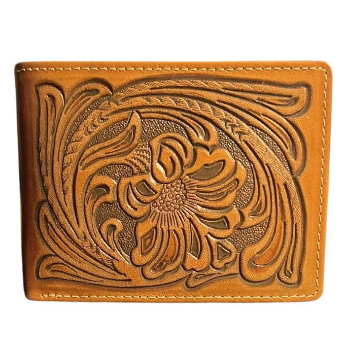 Nocona Flora Tooled Bifold Wallet N5490608