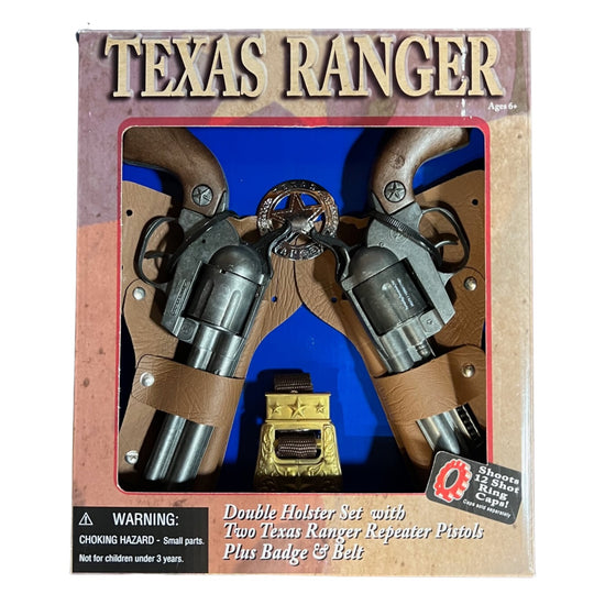 Parris TX Ranger Double Holster Toy Gun Set 4618