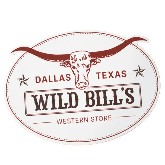 Wild Bill's Cut Out Sticker