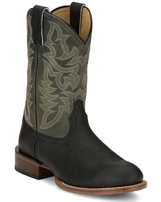 Justin Disco Man Midnight Slate Grey Cowhide Boot FN7304