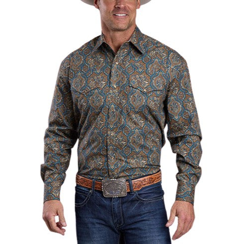 Stetson Vintage Paisley Medallion Men’s Western Snap 11-001-0425-1065