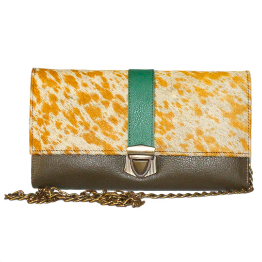 BS Trading Printed Bright Cowhide Crossbody BS1647