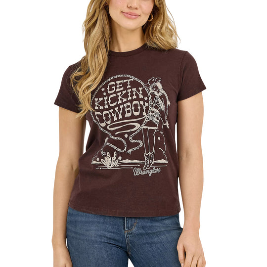 Wrangler Get Kickin Cowboy Women's Tee 112368898