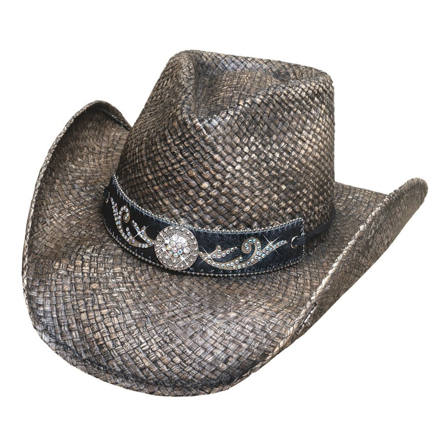 Bullhide Tennessee River Black Straw Cowboy Hat 2794BL